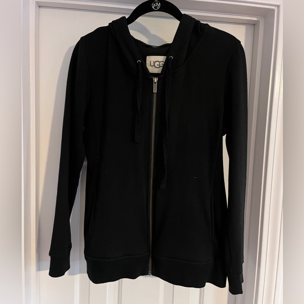 UGG Black Zip Up Sweatshirt